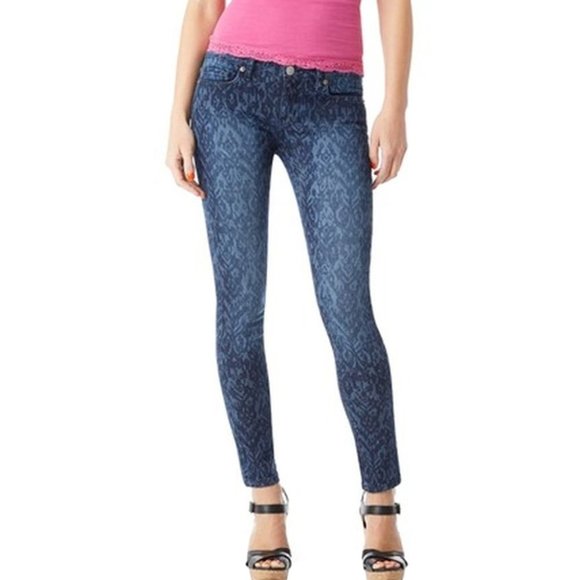 Aeropostale Womens Lola Printed Jegging Skinny Fit Jeans Size 0 - Picture 1 of 13